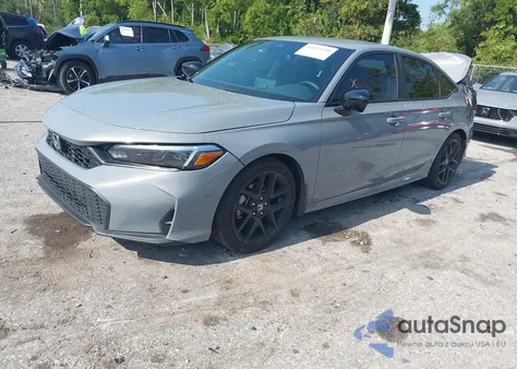 2025 Honda Civic Sport z USA, uszkodzony, nr VIN 2HGFE2F57SH553691